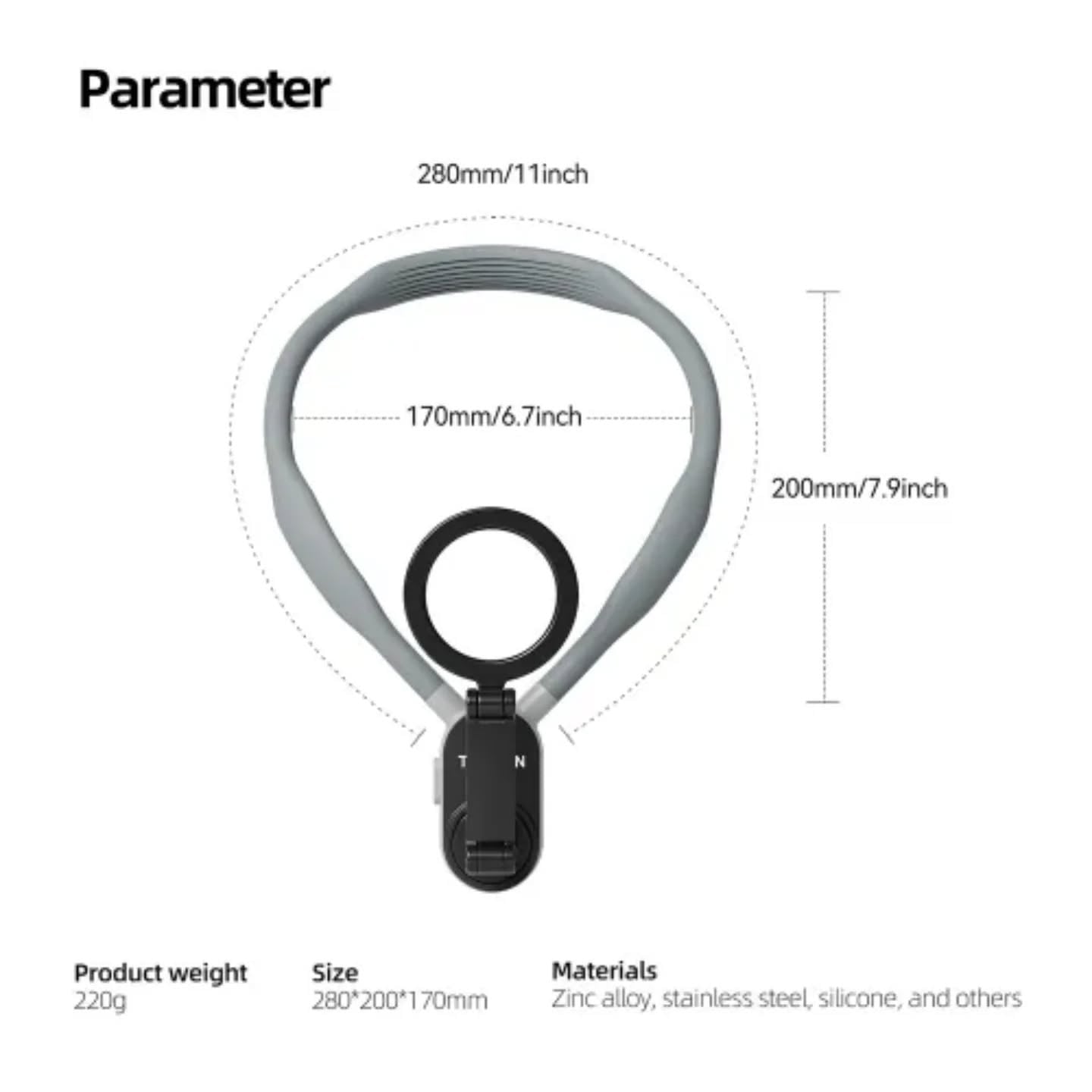 Telesin Magnetic Neck Holder