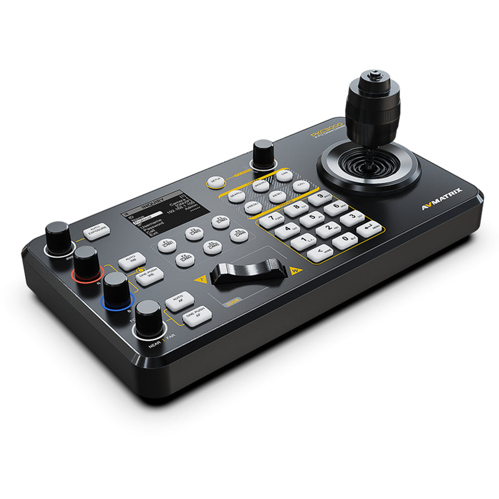 AVMATRIX PKC3000 – Contrôleur Professionnel PTZ IP & Série avec Joystick