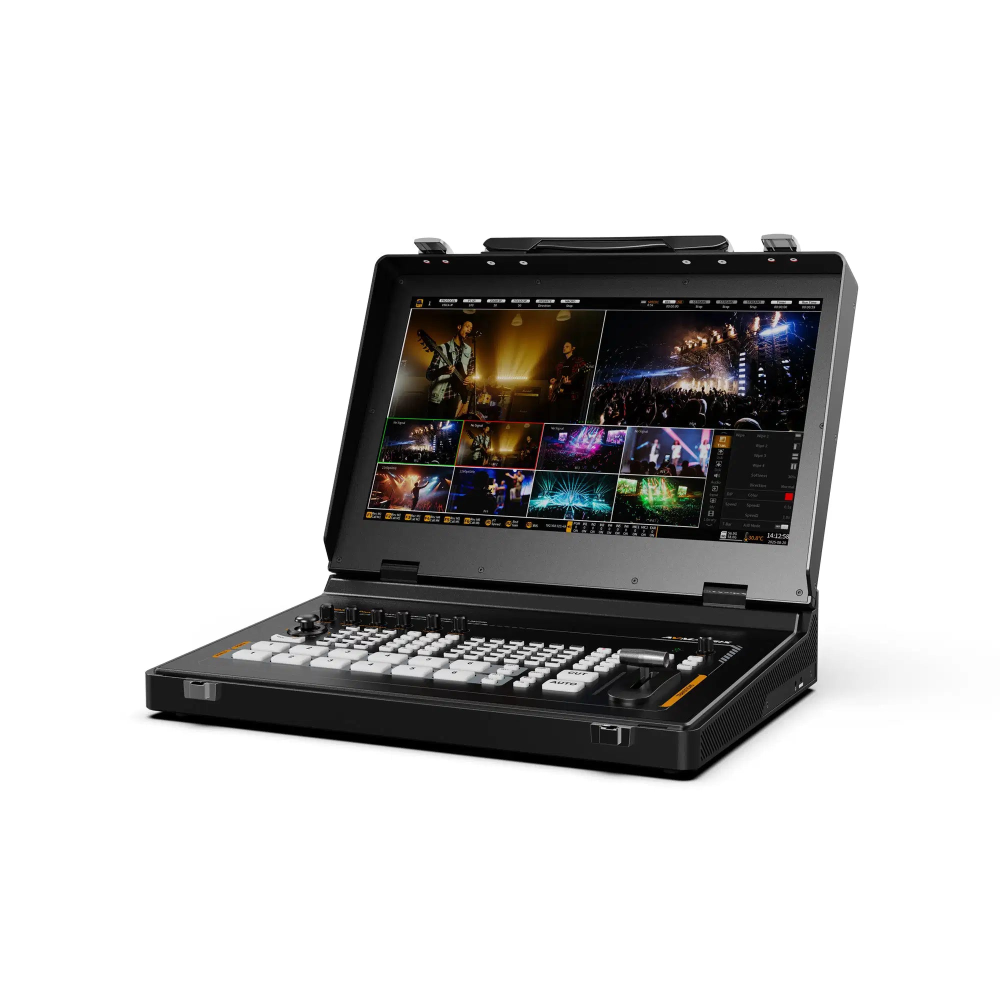 AVMATRIX SHARK S6 PLUS portable video switcher front view